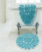 Chesapeake Bursting Flower 2-Pc. Bath Rug Set