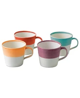 Royal Doulton Dinnerware, Set of 4 1815 Bright Mugs