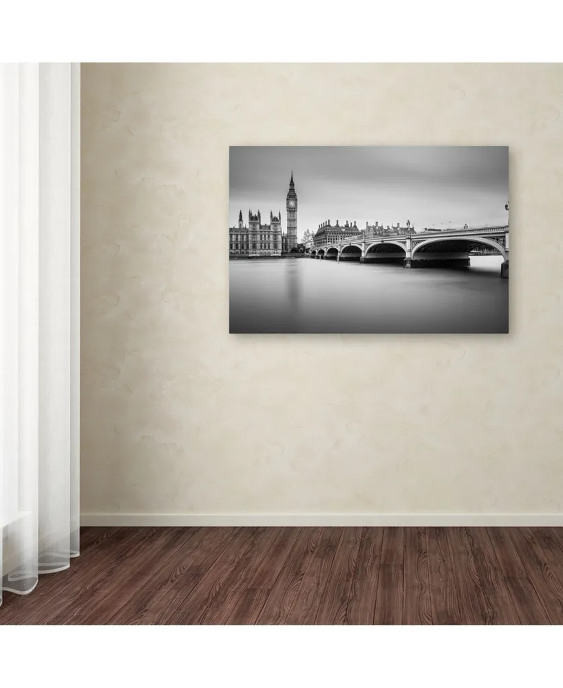 Milan Jurek 'London' Canvas Art - 19" x 12" x 2"