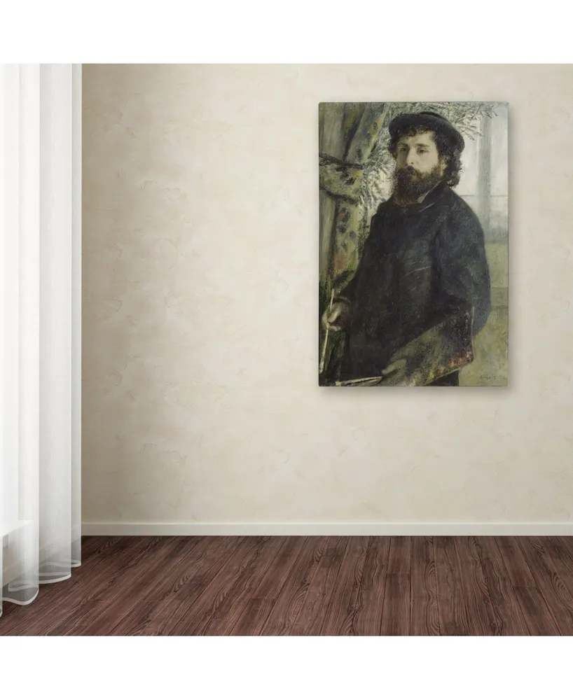 Renoir 'Claude Monet' Canvas Art - 19" x 12" x 2"