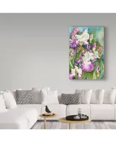 Joanne Porter 'Iris Garden' Canvas Art - 24" x 16" x 2"