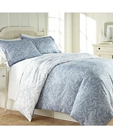 Southshore Fine Linens Winter Brush Reversible Down Alt Comforter Set, Twin/Twin Xl