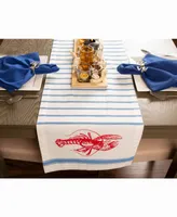 Lobster Stripe Table Runner 14" X 72"