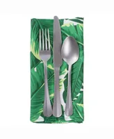 Banana Leaf Print Outdoor Napkin Set of 6