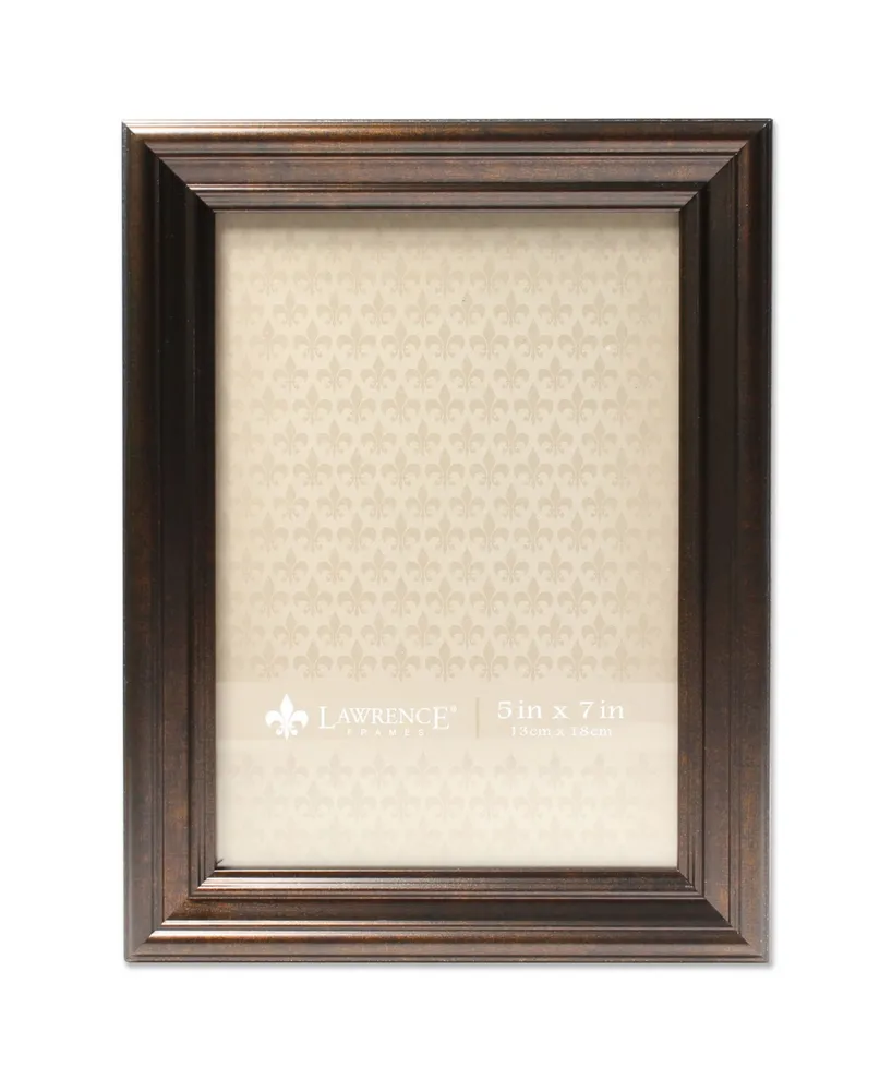 Lawrence Frames Classic Detailed Oil Rubbed Bronze Picture Frame - 5" x 7"