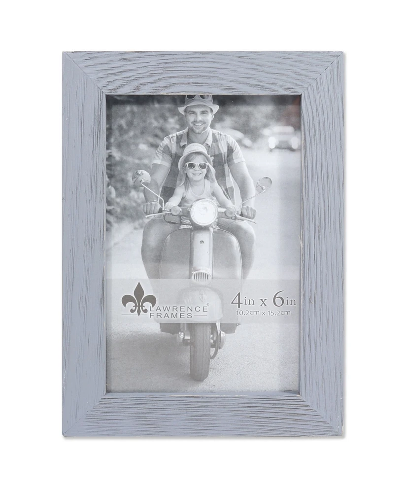 Lawrence Frames Charlotte Weathered Gray Wood Picture Frame