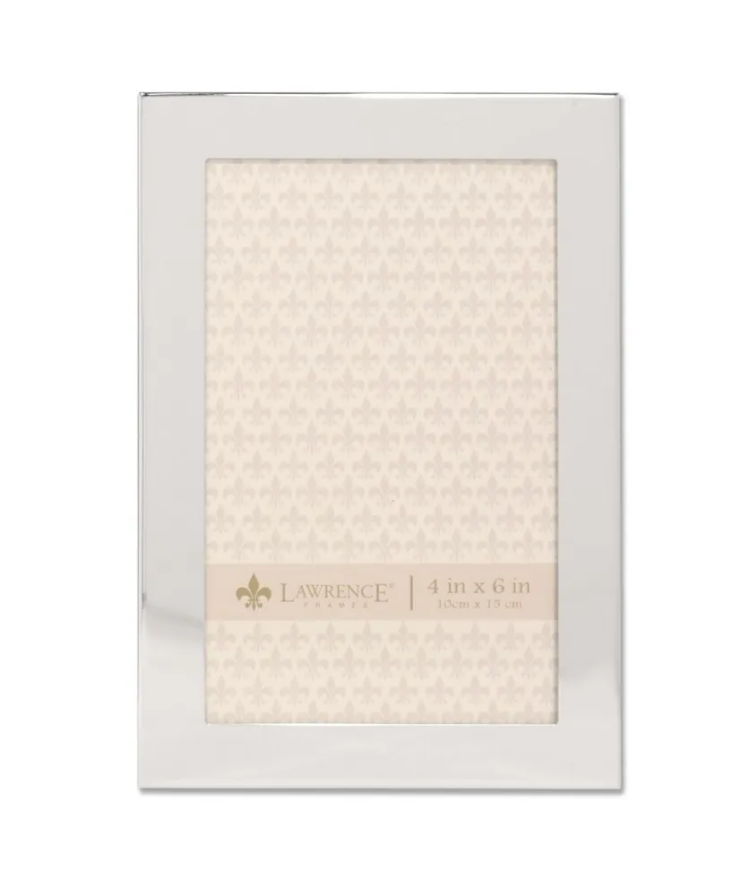 Lawrence Frames Flat Silver Metal Picture Frame