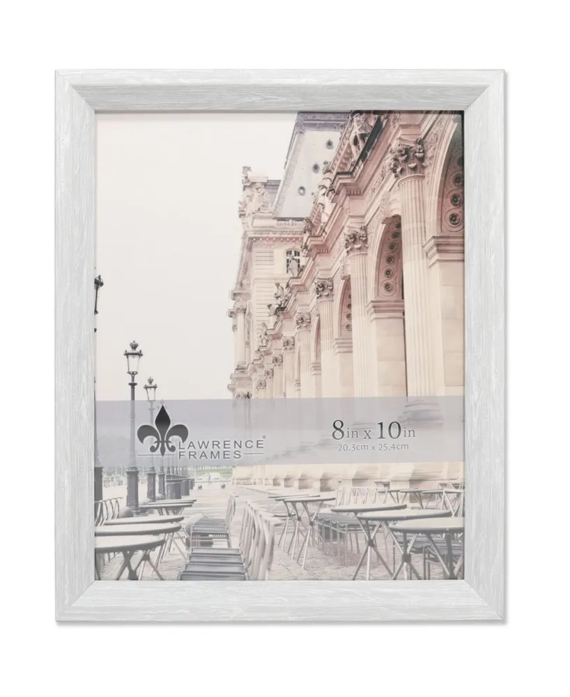 Lawrence Frames Bradley Whitewashed Gray Picture Frame - 8" x 10"