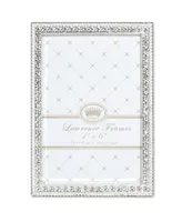 Lawrence Frames Sarah Silver Metal Frame with Crystal - 4" x 6"