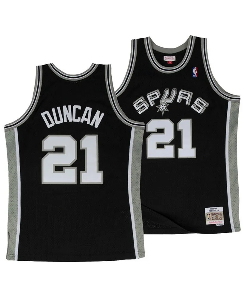 Mitchell & Ness Big Boys Tim Duncan San Antonio Spurs Hardwood Classic Swingman Jersey