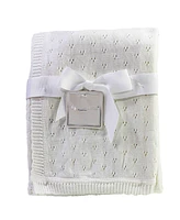 3 Stories Trading Pointelle Layette Baby Blanket