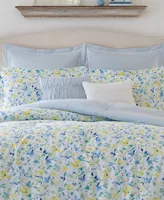 Laura Ashley Nora Cotton Reversible Piece Comforter Set