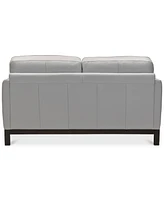 Closeout! Virton 63" Leather Loveseat, Created for Macy's