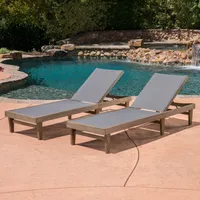 Sumrland Outdoor Chaise Lounge, Set of 2