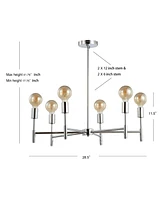 Jonathan Y Turing 17.75" Adjustable Height Led Pendant