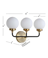 Jonathan Y Caleb 3-Light 22" Wall Sconce