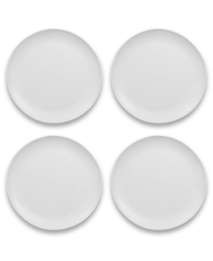 TarHong Matte Craft Coupe Melamine Dinner Plates, Set of 6