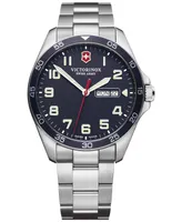 Victorinox Men's FieldForce Stainless Steel Bracelet Watch 42mm