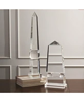 Global Views Crystal Obelisk Wide