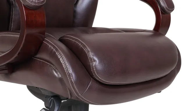 La-Z-Boy Bellamy Executive Leather Office Chair with Memory Foam