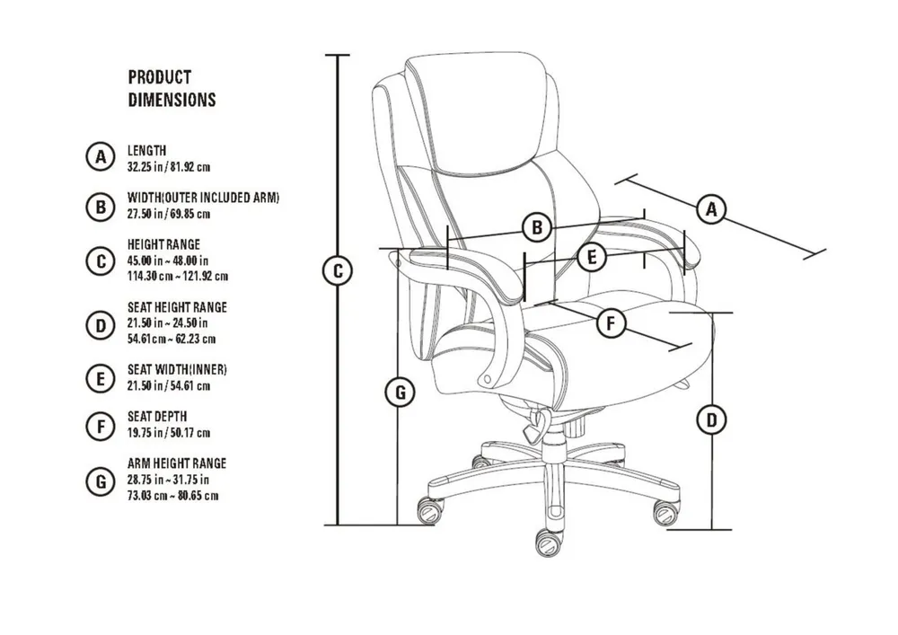 La-z-Boy Delano Big and Tall Executive Office Chair