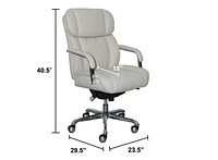 La-z-Boy Sutherland Quilted Leather Office Chair