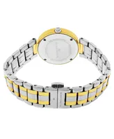 Alexander Watch AD203B-02, Ladies Quartz Date Watch with Yellow Gold Tone Stainless Steel Case on Yellow Gold Tone Stainless Steel Bracelet - Two