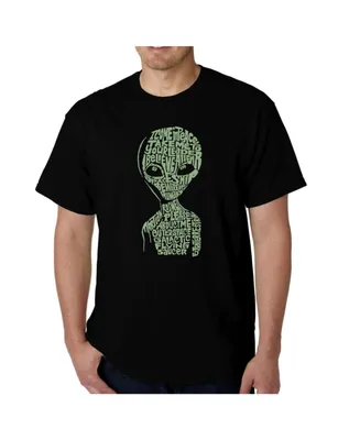 La Pop Art Mens Word T-Shirt - Area 51