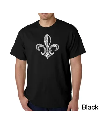 La Pop Art Mens Word T-Shirt - When the Saints Go Marching