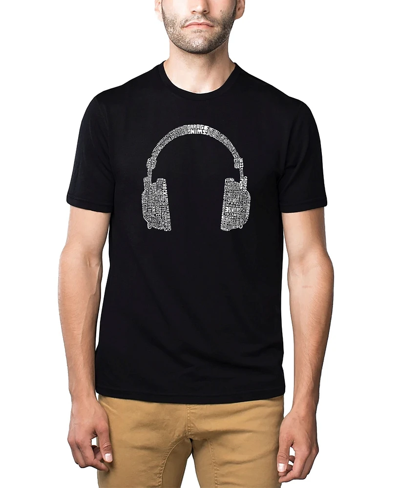 La Pop Art Mens Premium Blend Word T-Shirt