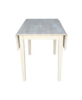 International Concepts Dual Drop Leaf Dining Table
