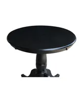 International Concepts 30" Round Top Pedestal Table- 28.9"H