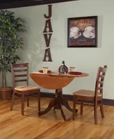 International Concepts 42" Dual Drop Leaf Table With Emily Chairs