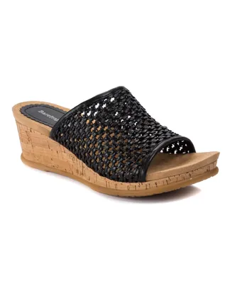 Baretraps Women's Flossey Slide Wedge Sandals