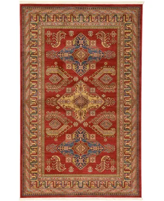 Bayshore Home Harik Har5 Red 5' x 8' Area Rug