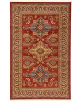 Bayshore Home Harik Har5 Red 5' x 8' Area Rug