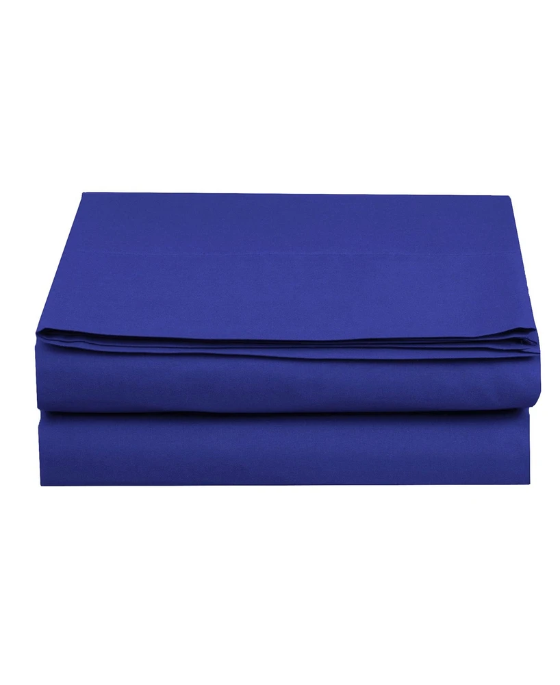 Elegant Comfort Silky Soft Flat Sheet