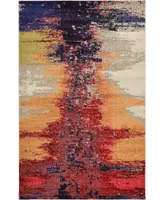 Closeout! Bayshore Home Newwolf New2 Pink 5' x 8' Area Rug