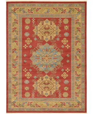 Bayshore Home Harik Har1 Red 8' x 11' Area Rug