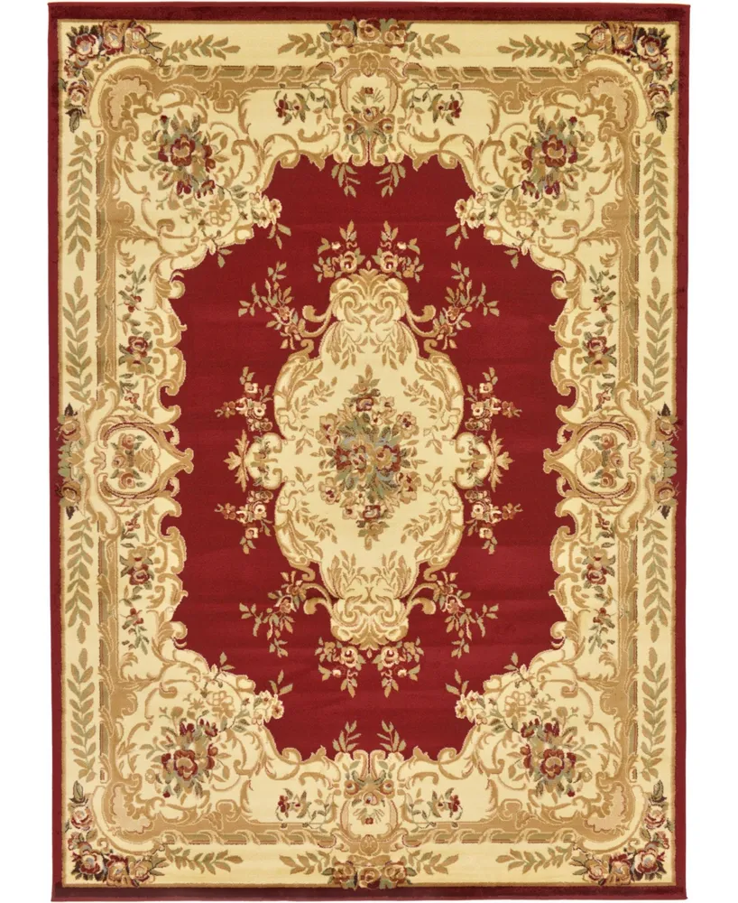 Bayshore Home Belvoir Blv5 Red 8' x 11' 4" Area Rug