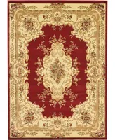 Bayshore Home Belvoir Blv5 Red 8' x 11' 4" Area Rug