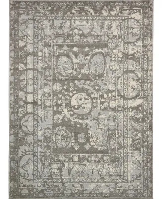 Bayshore Home Aldrose Ald3 Gray 8' x 11' Area Rug