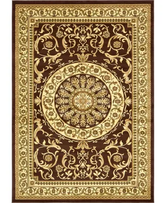 Bayshore Home Belvoir Blv2 Brown 8' x 11' Area Rug