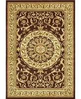 Bayshore Home Belvoir Blv2 Brown 8' x 11' Area Rug