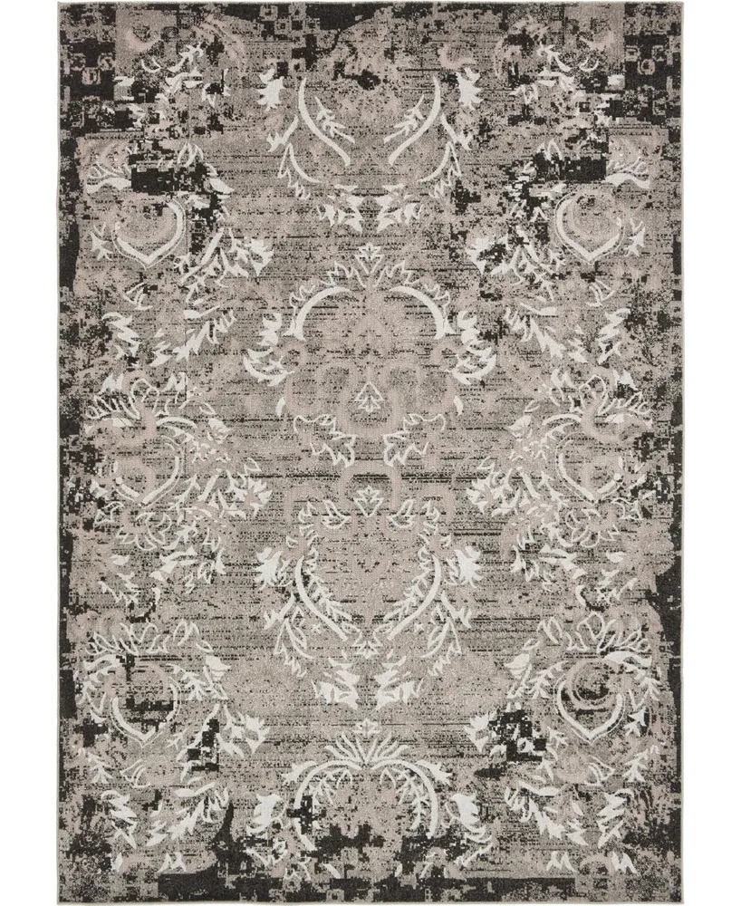 Bayshore Home Outdoor Pashio Pas4 Light Gray 7' x 10' Area Rug