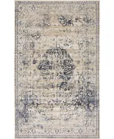 Bayshore Home Odette Ode2 Dark Blue 5' x 8' Area Rug