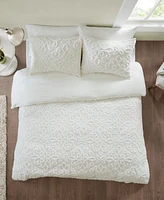 Madison Park Sabrina Tufted 3-Pc. Duvet Cover Set, Full/Queen