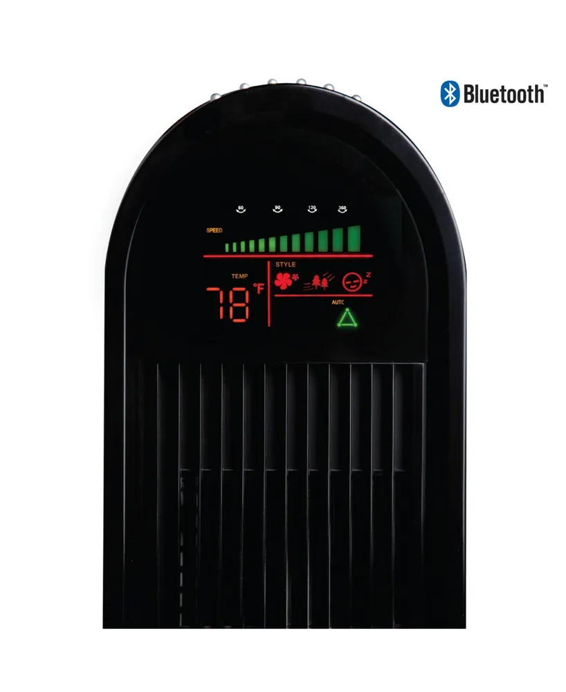 Ozeri 360 Tower Fan with Bluetooth and Micro-Blade Noise Reduction Technology