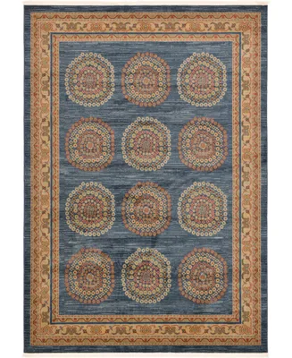 Bayshore Home Ojas Oja2 Navy Blue 7' x 10' Area Rug