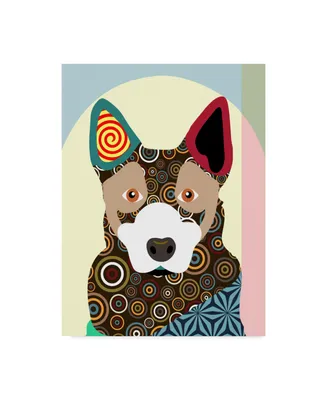 Lanre Adefioye 'Australian Cattle Dog' Canvas Art - 18" x 24"